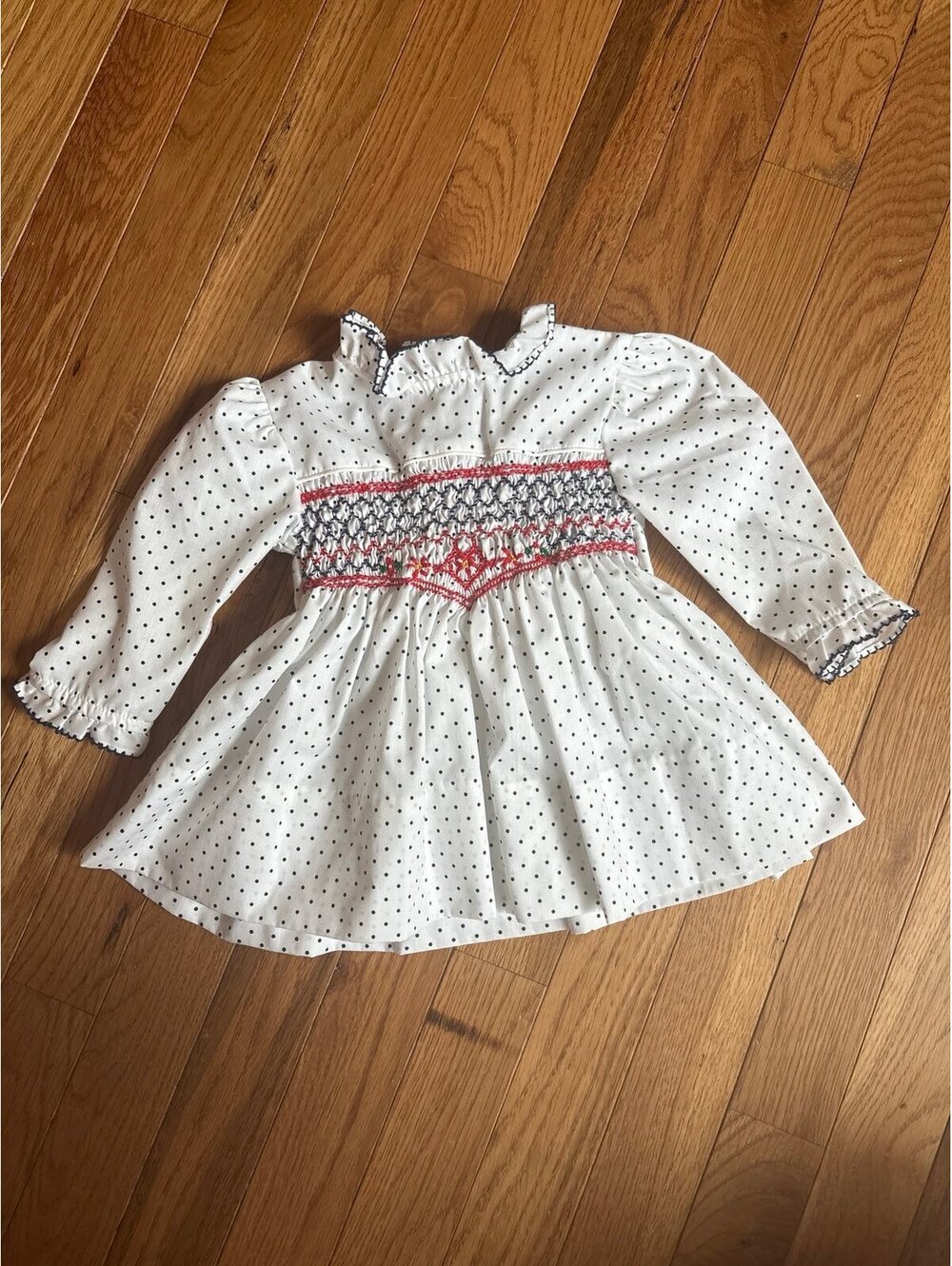 Vintage Polly flinders baby dress 6-12m
